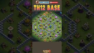 BEST TH12 FARMING BASE #shorts