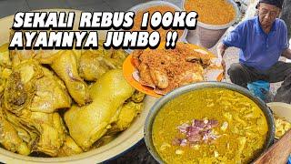 AYAM GORENG JUMBO BERLIMPAH SERUNDENG NGUMPET PINGGIR GANG SEHARI 1 KUINTAL LUDES 