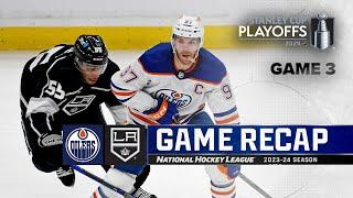 Gm 3 Oilers @ Kings 426  NHL Highlights  2024 Stanley CupPlayoffs