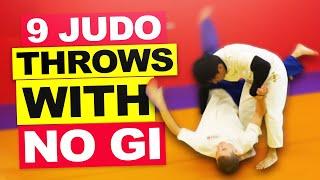 9 Basic Judo Throws Without A Gi  No-Gi Judo Mechanics