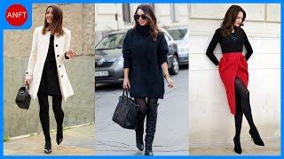 How to Wear Black Tights - Fashion Inspirations