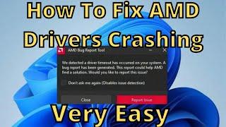 Fix for AMD Adrenaline Drivers Crashing