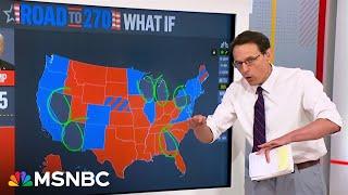 Watch Steve Kornacki breaks down Kamala Harris starting point in polls as race reboots