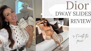 DIOR DWAY SANDALS REVIEW sizing on feet look wear and tear is it worth the price?