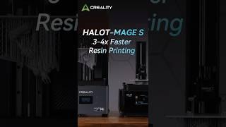 What does it look like if resin printing 3-4x faster?Proof it on Halot Mage S