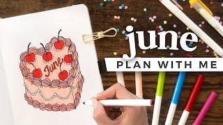 PLAN WITH ME  June 2024 Bullet Journal Setup