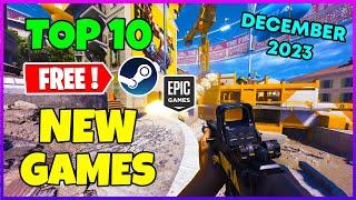 TOP 10 NEW Free Steam Games to Play December 2023