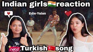 Indian girls  reaction on Turkish song Edis - Yalan #edis