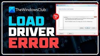 Fix Select the driver to be installed error during Windows installation