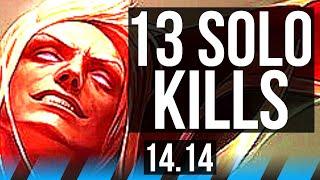 VLADIMIR vs SYNDRA MID  13 solo kills 71% winrate 2125 Legendary  VN Diamond  14.14