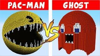 PAC-MAN  vs GHOST – PvZ vs Minecraft vs Smash