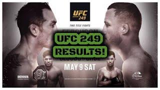 UFC 249 Tony Ferguson vs Justin Gaethje RESULTS