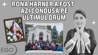 Rona Harner a fost condusă azi pe ultimul drum. Primele imagini cu înmormântarea #inmormantare