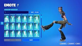 ALL FORTNITE ICON SERIES AND NEW TIKTOK EMOTES