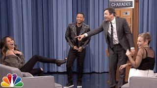 Charades with Chelsea Handler John Legend and Chrissy Teigen