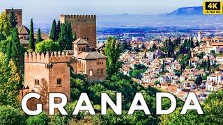 CULTURAL CAPITAL OF THE WORLD- GRANADA SPAIN  - 4K Walking Tour With Captions