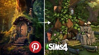 Witchy treehouse  The Sims 4 Speed Build + Interior Walkthrough