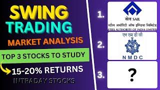 Best Stocks To Trade Tomorrow For Intraday & Swing Trade  NMDC  SAIL  MOTHERSON SUMI WRNG 