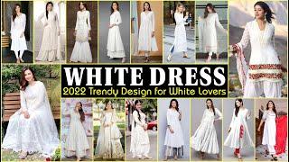  Latest White Colour Dress Design Idea   White Colour Combination idea 