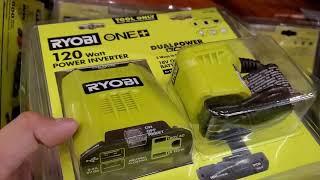 REVIEW- RYOBI 18-Volt 120-Watt 12V Automotive Power Inverter with Dual USB Ports- IS THIS ANY GOOD?