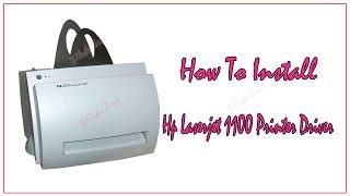 How To Install Hp Laserjet 1100 Printer Driver  For Windows 7 64 Bit