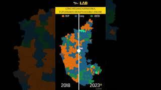 Karnataka Elections Results 2023 vs 2018 How Has Karnatakas Political Map Changed?  #shorts