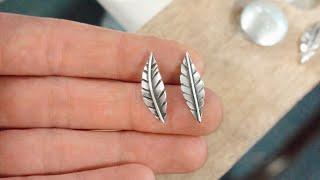 How To Make Sterling Silver Leaves  Silversmithing Tutorials #shorts