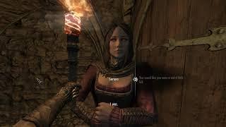 Seranas rare dialogue in Skyrim Dawnguard DLC You talk about being lonely a lot.