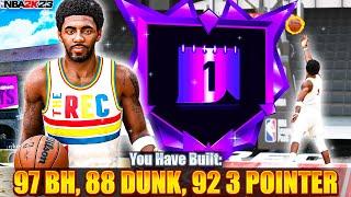 97 BALL HANDLE + 88 DUNK + 92 3 POINT BUILD is OVERPOWERED in The REC in NBA 2K23