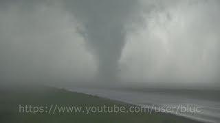 Extremely Close Multi-vortex Tornado near Buxton North Dakota. July 11 2017