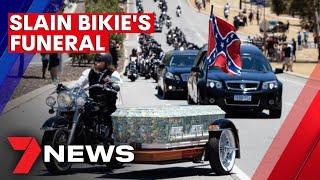 Slain Rebels bikie boss Nick Martin farewelled in Perth with a unique funeral service  7NEWS