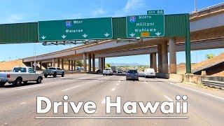 4K HAWAII DRIVE - From Honolulu to Waialua - Driving Tour 2022