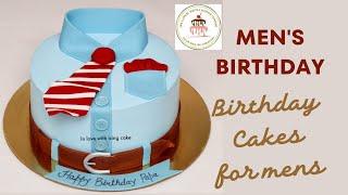 Mens Birthday Cake Decorating Ideas Dads Birthday Cake Designs  #husbandbirthdaycelebration