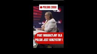 Pakt migracyjny dla polski jest korzystny  Róża Thun.