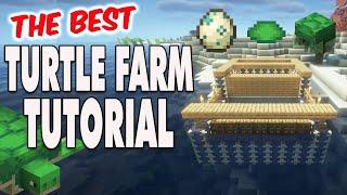 THE BEST Turtle Farm in Minecraft -  Turtle scute - Turtle eggs farm Tutorial