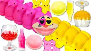 Mukbang Pink Food & Yellow Food NIK-L-NIP PEEPS Marshmallow Space candy Popping boba REALMOUTH