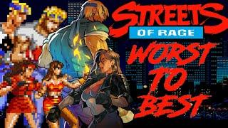 Ranking EVERY Streets Of Rage Game From WORST TO BEST Top 5 Games