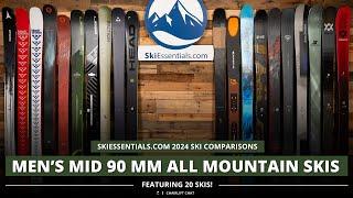2024 Mens Mid-90 mm All-Mountain Ski Comparison with SkiEssentials.com