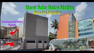 Opening Soon   Inside Mumbais First Underground Metro Line  Aqualine  Marol Naka Station