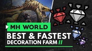 Monster Hunter World  The Best & Fastest Decoration Farm