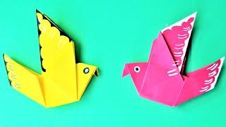How to make a paper bird DOVE OF PAPEREasy Paper Crafts 777