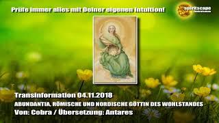 ABUNDANTIA RÖMISCHE UND NORDISCHE GÖTTIN DES WOHLSTANDES - Transinformation