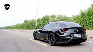 PURE V12 SOUND Ferrari FF wArmytrix STRAIGHT PIPED Exhaust is Crazy