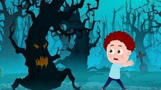 страшные леса  Хэллоуин рифмы  детские песни  Scary Rhymes For Kids  scary Woods Behind My House