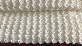 Easiest crochet baby blanketCrochet blanket patternCrochet shawl