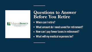 BETTER MONEY Questions to answer before retirement 629