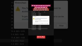 FIX You dont currently have permission to access this folder • You have been denied permission
