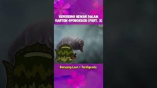 Referensi hewan laut kartun SpongeBob dengan hewan darat di dunia nyata Part. 3