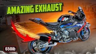 INSTALLED THE BEST FULL EXHAUST ONTO MY 2023 BMW M 1000 RR