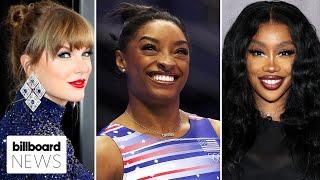 Taylor Swift & SZA Rave Over Simone Biles  Billboard News